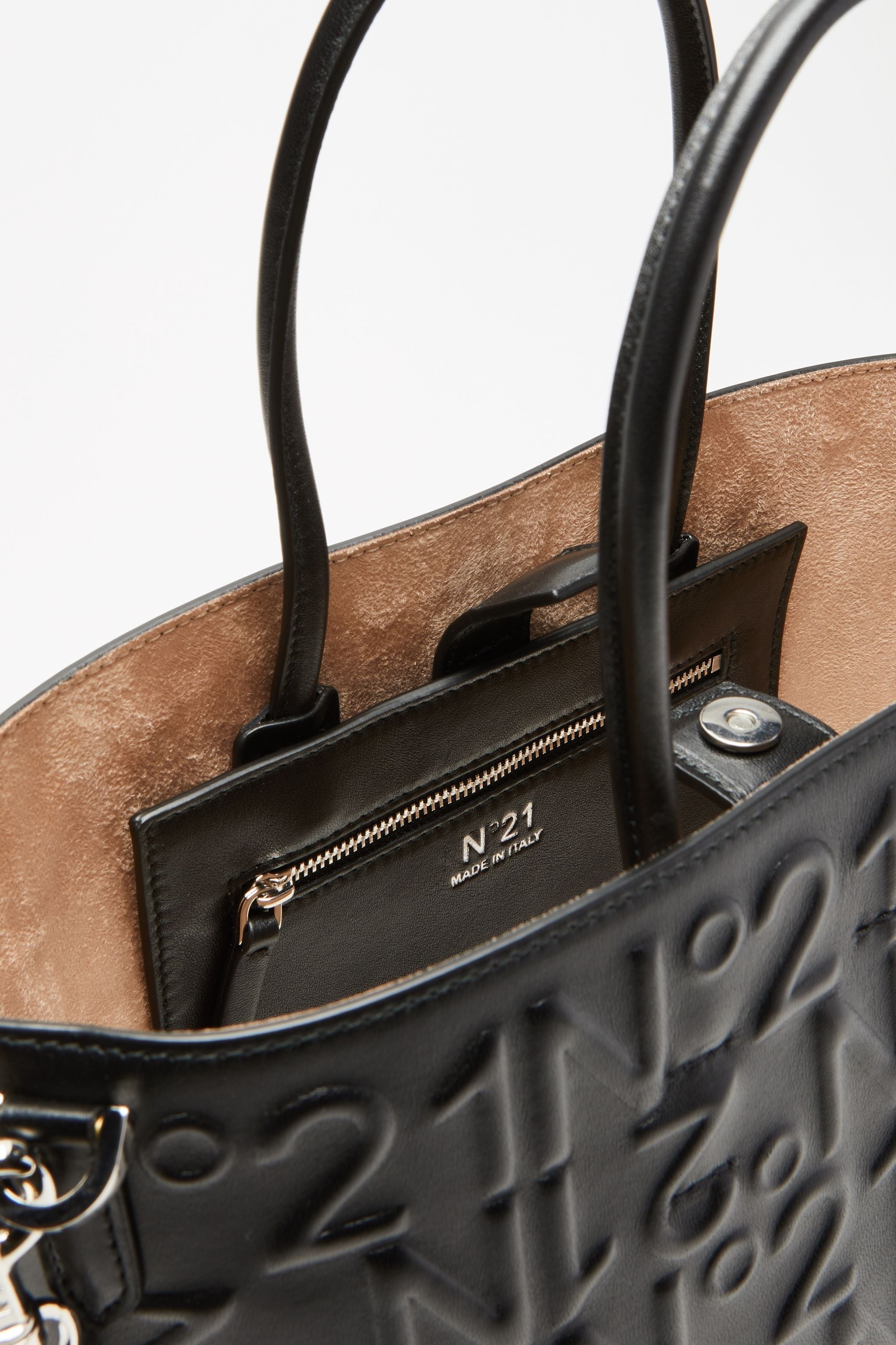 LOGO-EMBOSSED SHOPPER - 4
