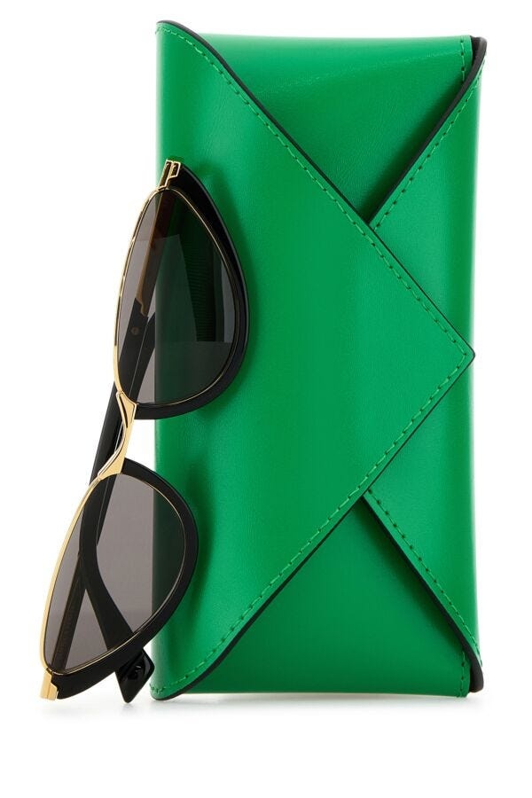 Two-tone acetate and metal sunglasses - 3