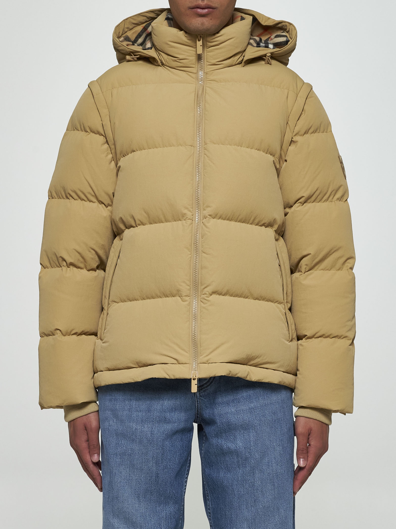 Burberry Quilted nylon down jacket | danielloboutique
