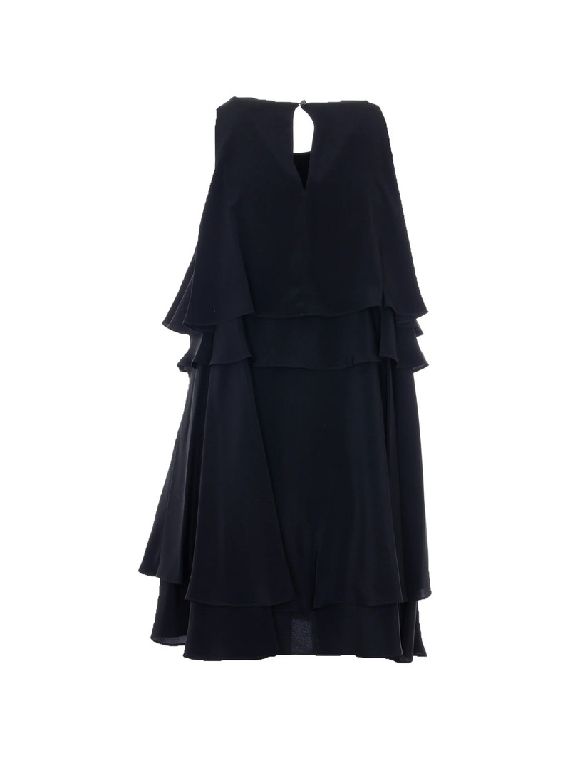 AMI Paris Sleeveless Dress With Ruffle outlook