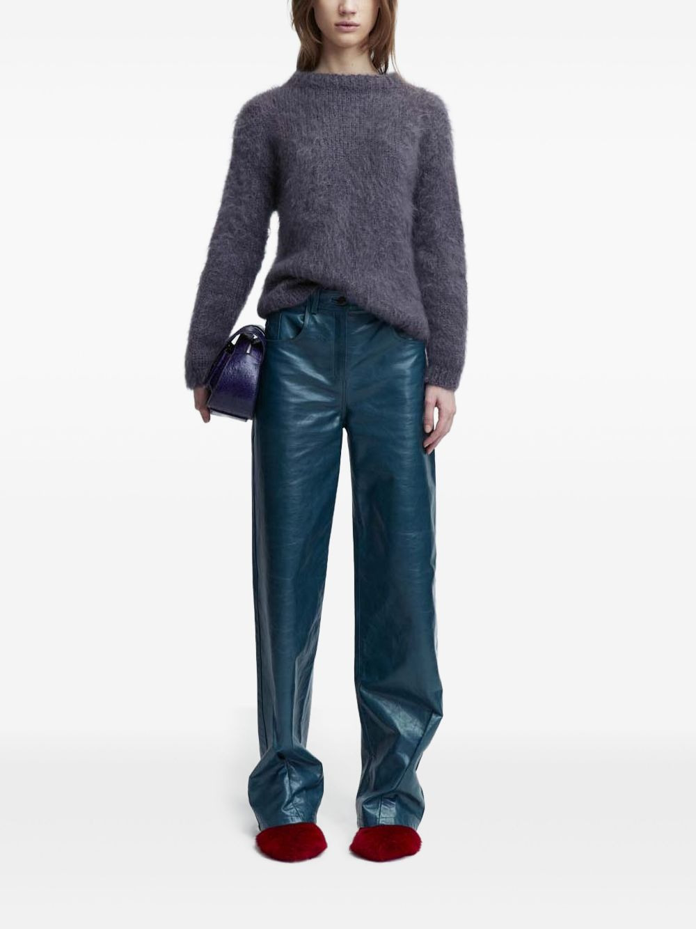 Sephia brushed-finish jumper - 2
