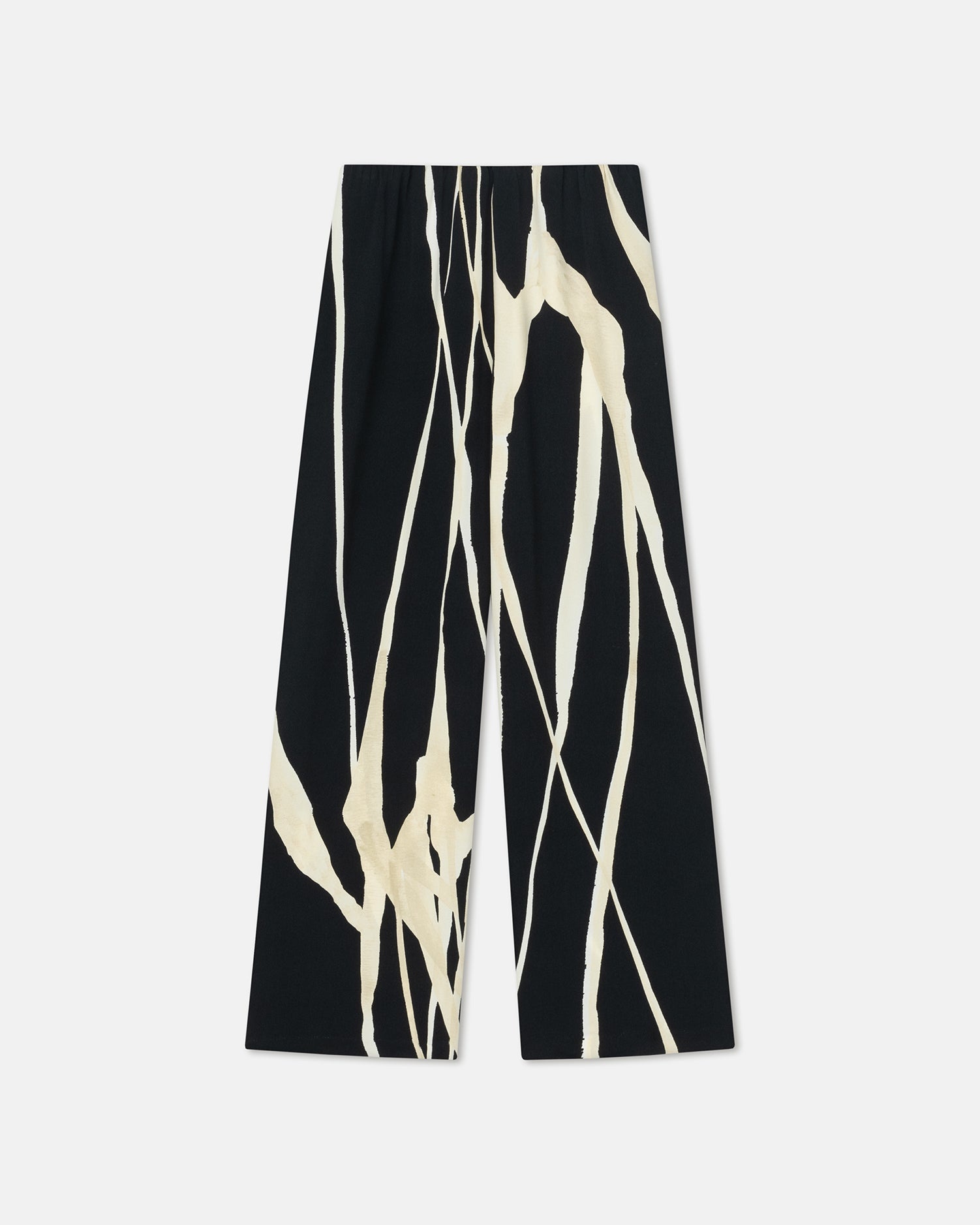 Printed Georgette Pants - 1