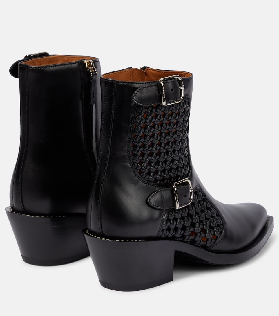 Nellie leather ankle boots - 3