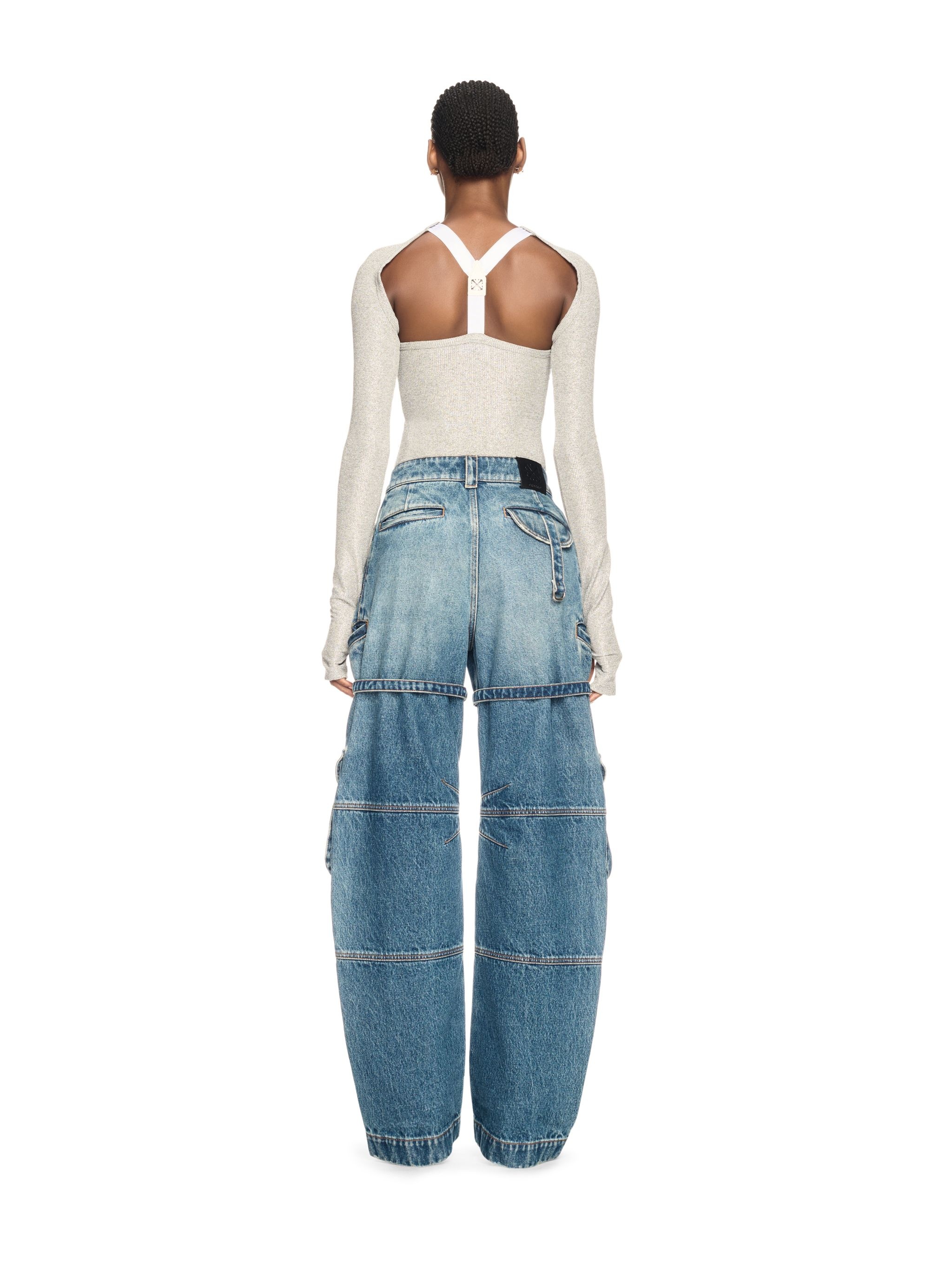 Silver Lurex Backless Top - 3