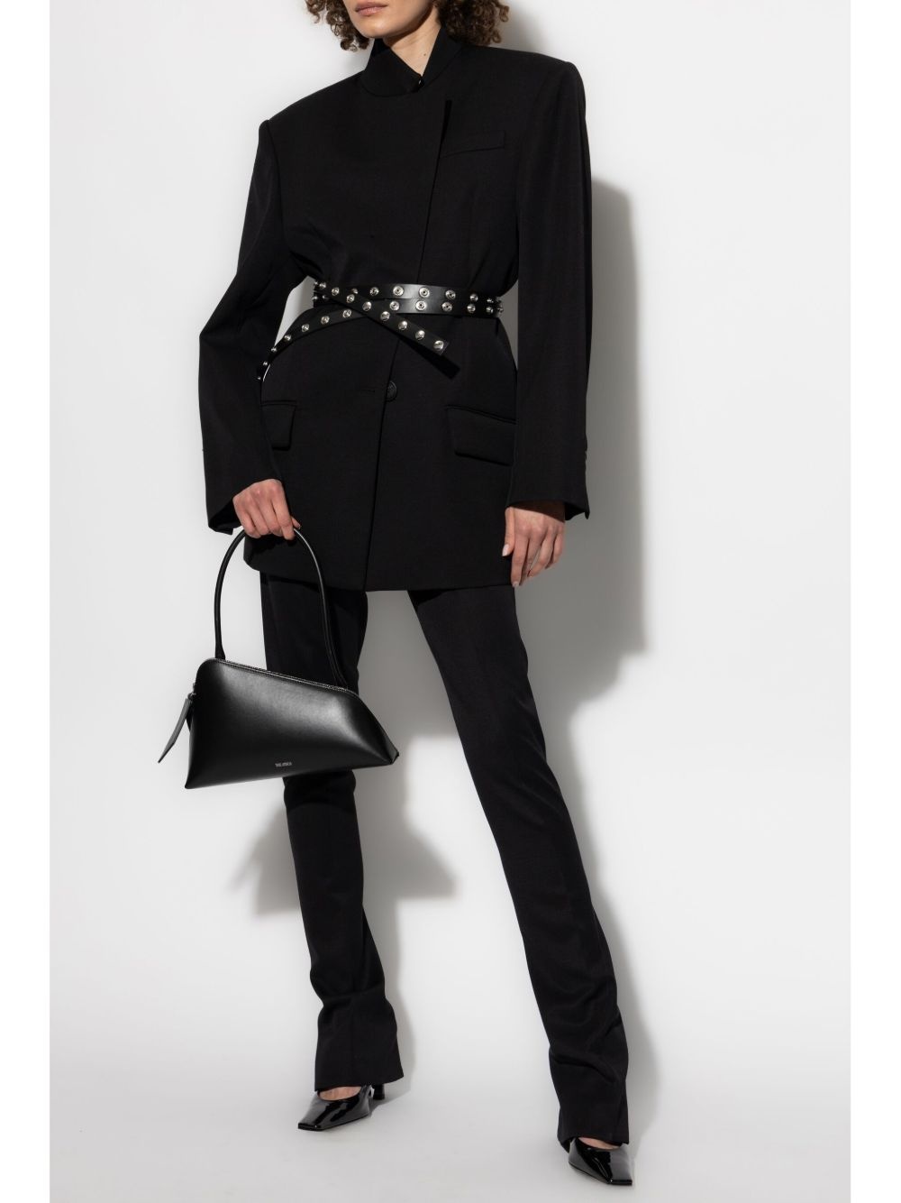 virgin-wool flared trousers - 2