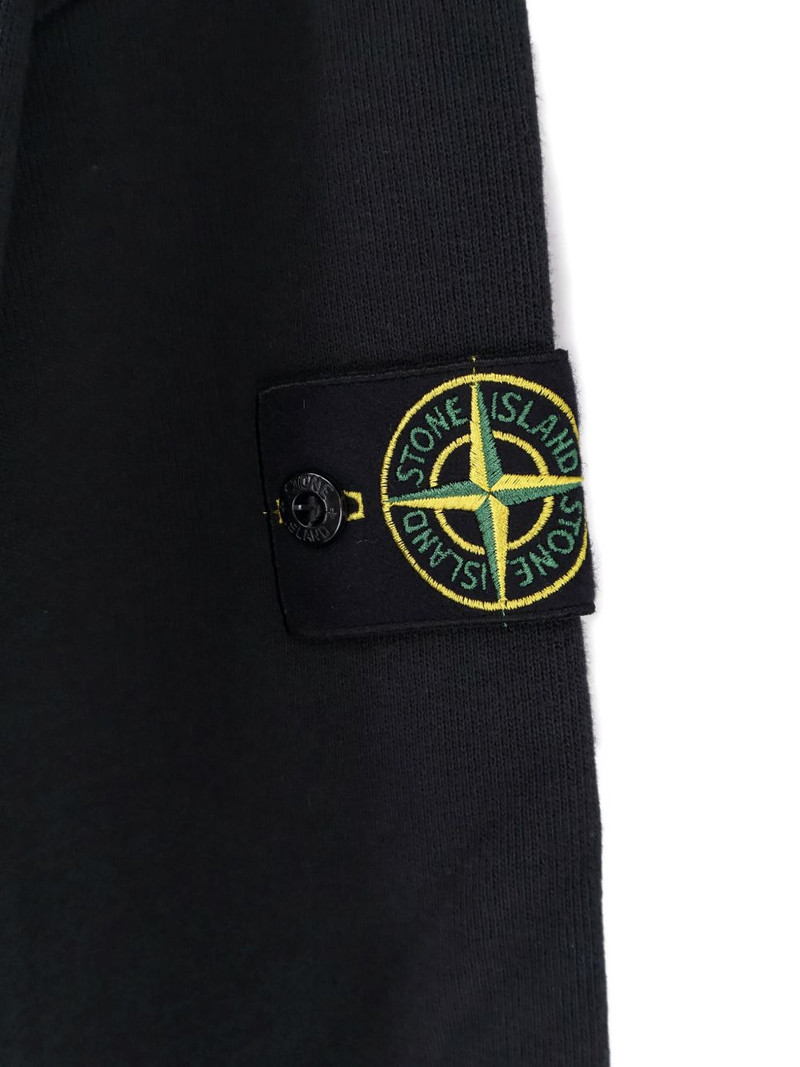 logo-patch zip-up hoodie 3