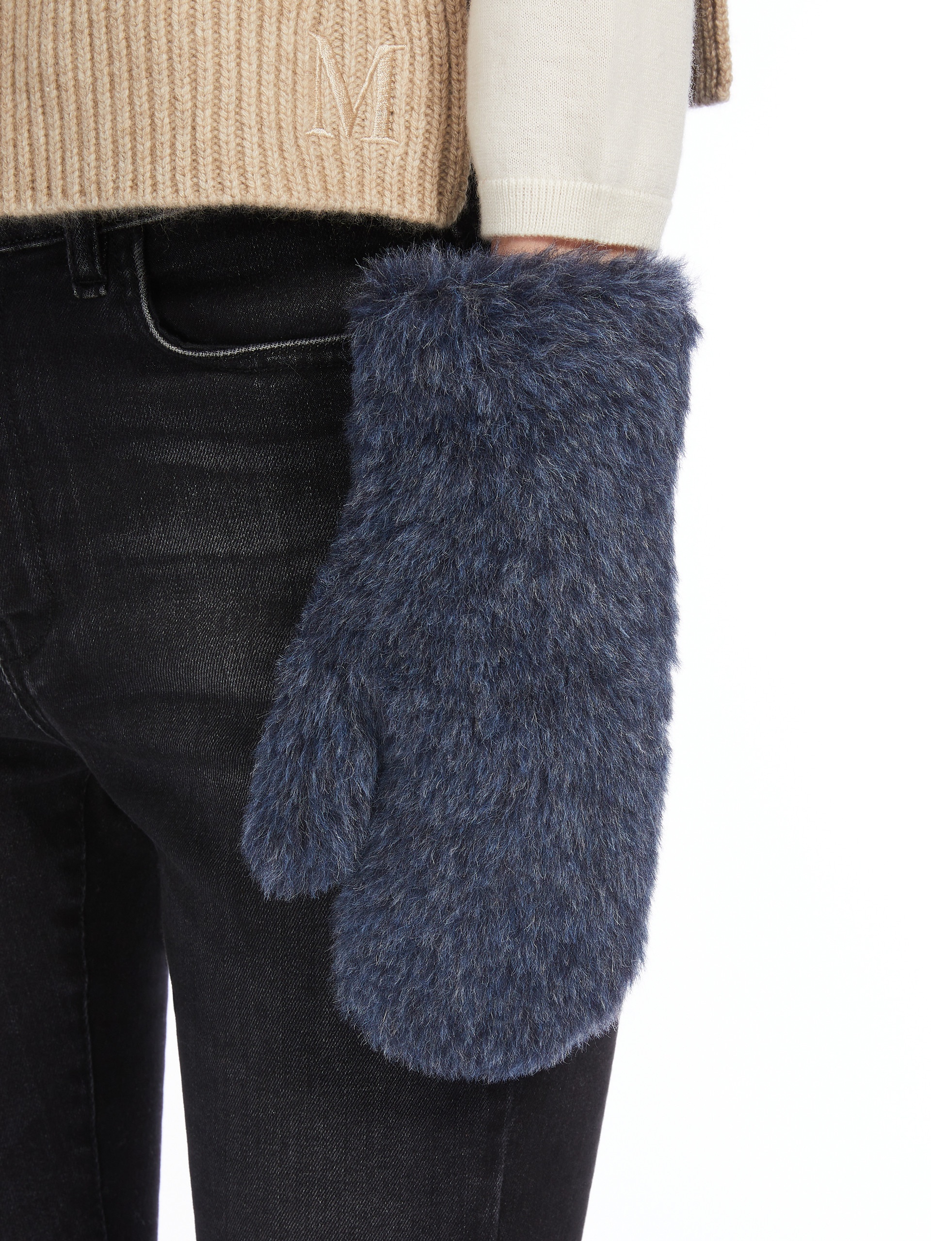 OMBRATO6 Alpaca and wool mittens - 3