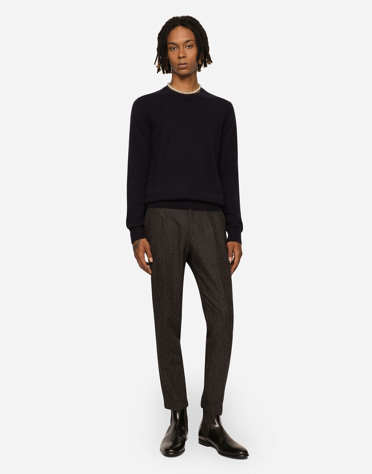 Cashmere round-neck sweater - 4