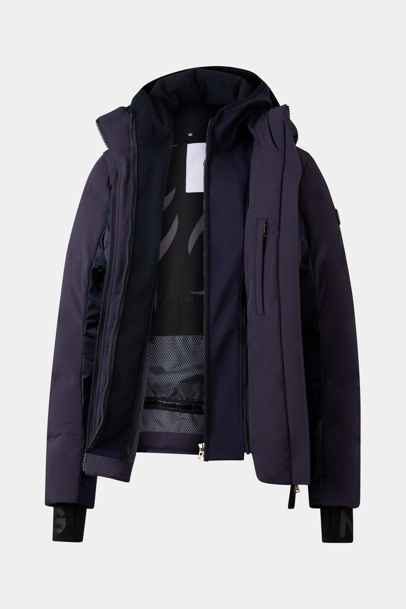 Delin down ski jacket in Navy blue 11