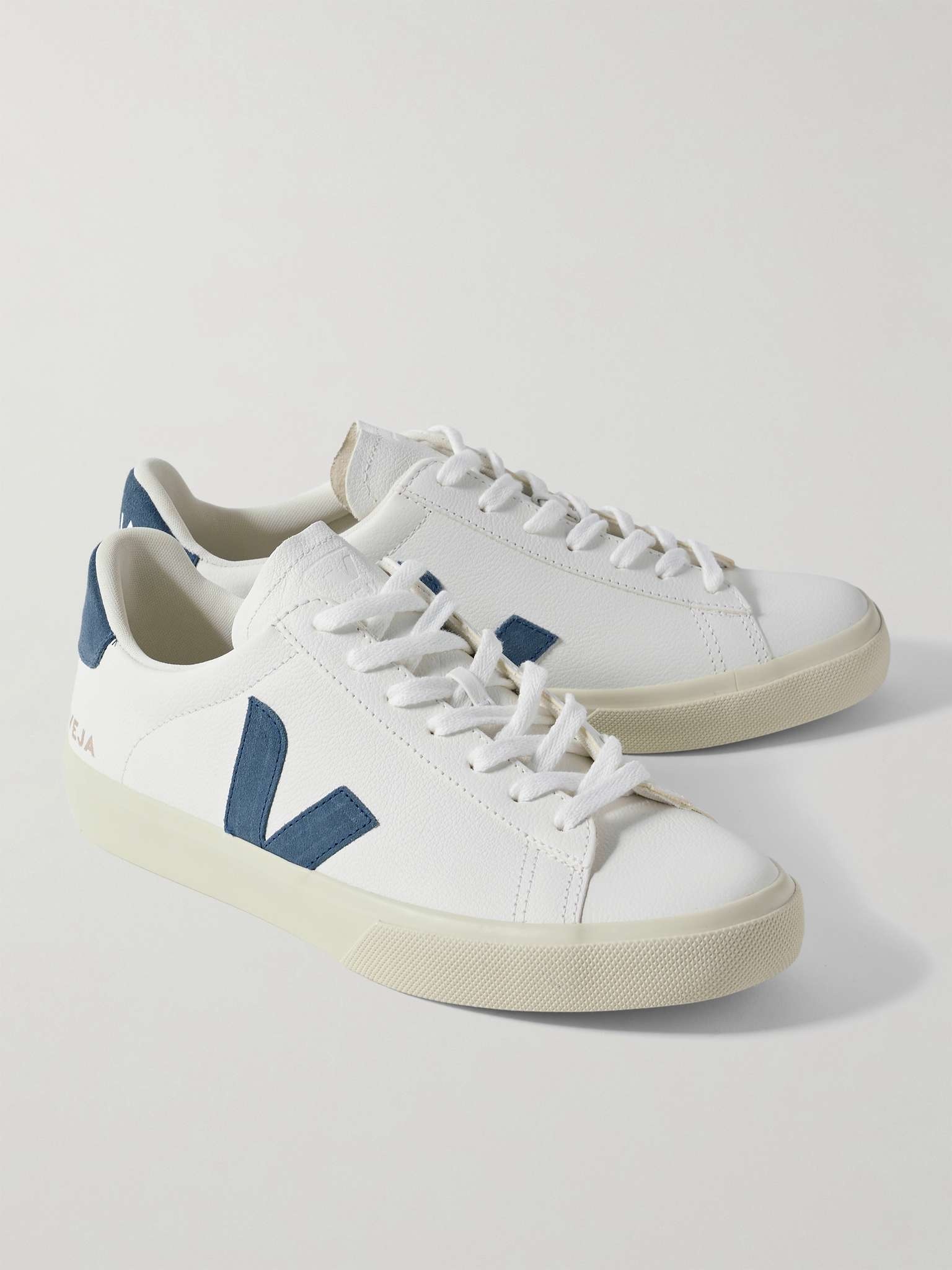 Campo Suede-Trimmed CWL Leather Sneakers - 4