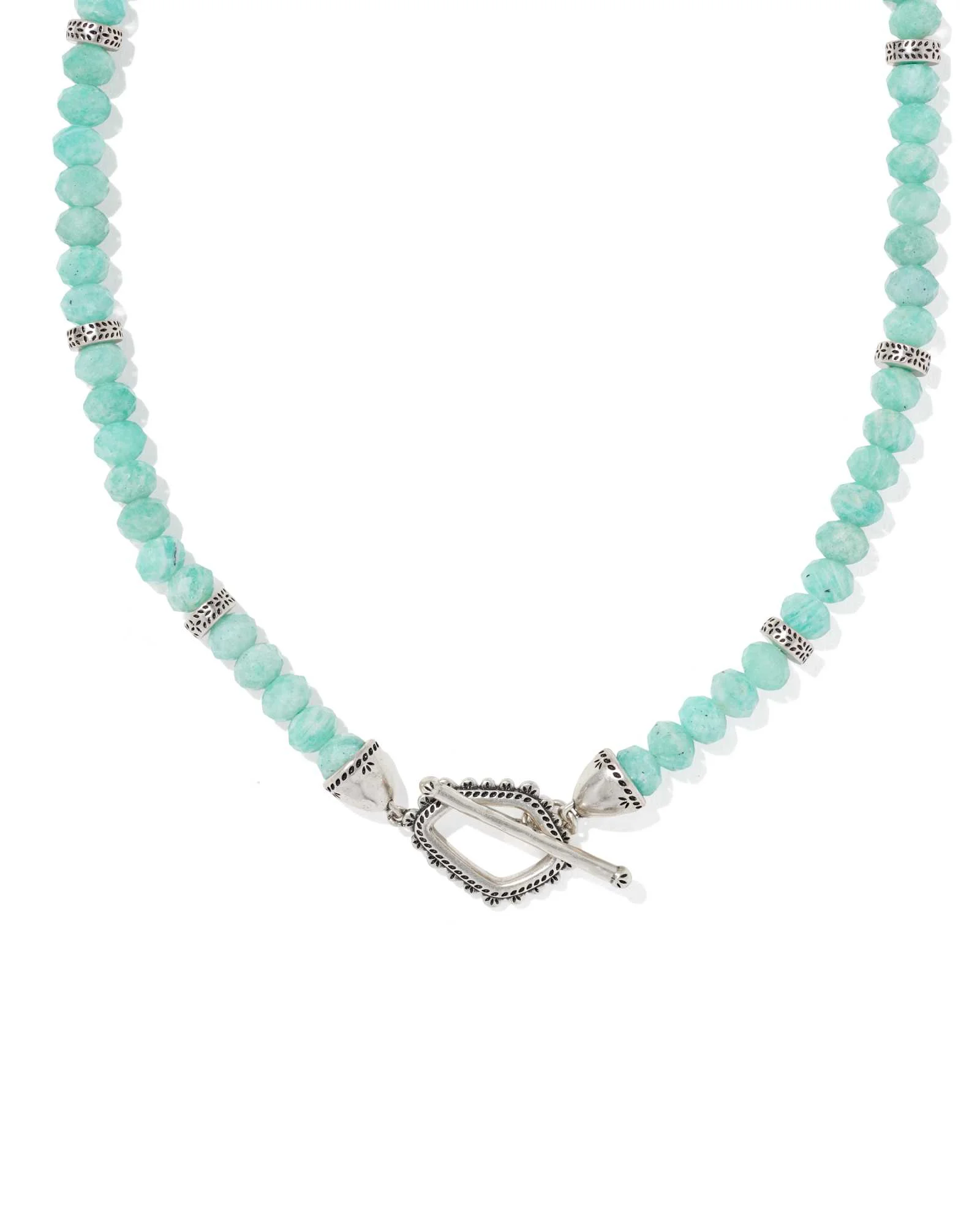 Ellery Vintage Silver Beaded Strand Necklace - 1
