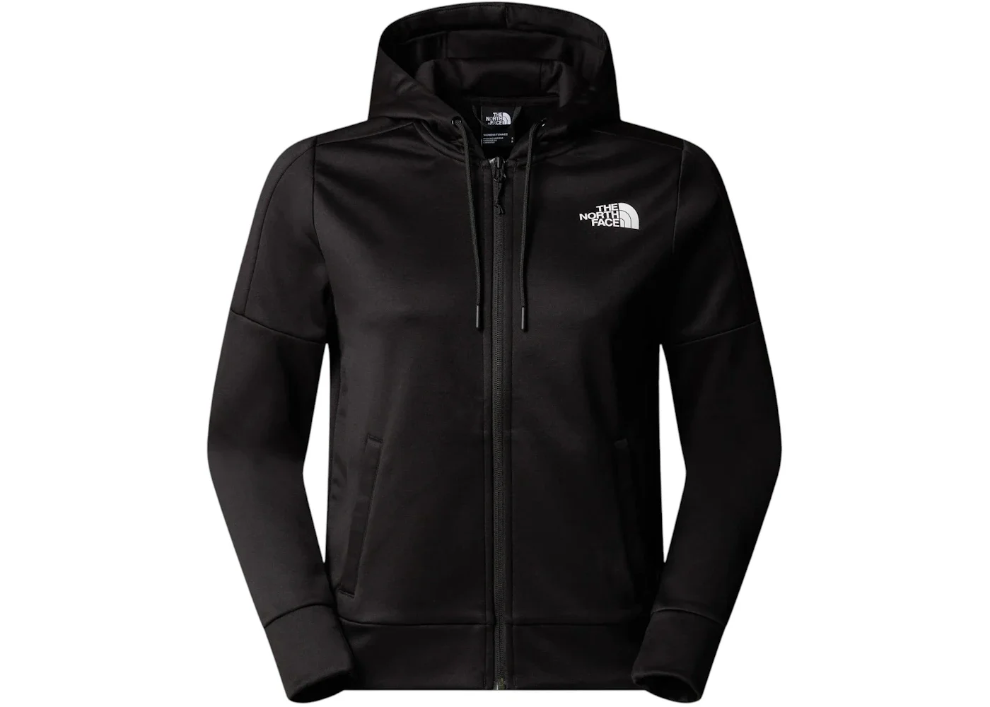 The North Face Reaxion Fleece Full Zip Hoodie Black - 1