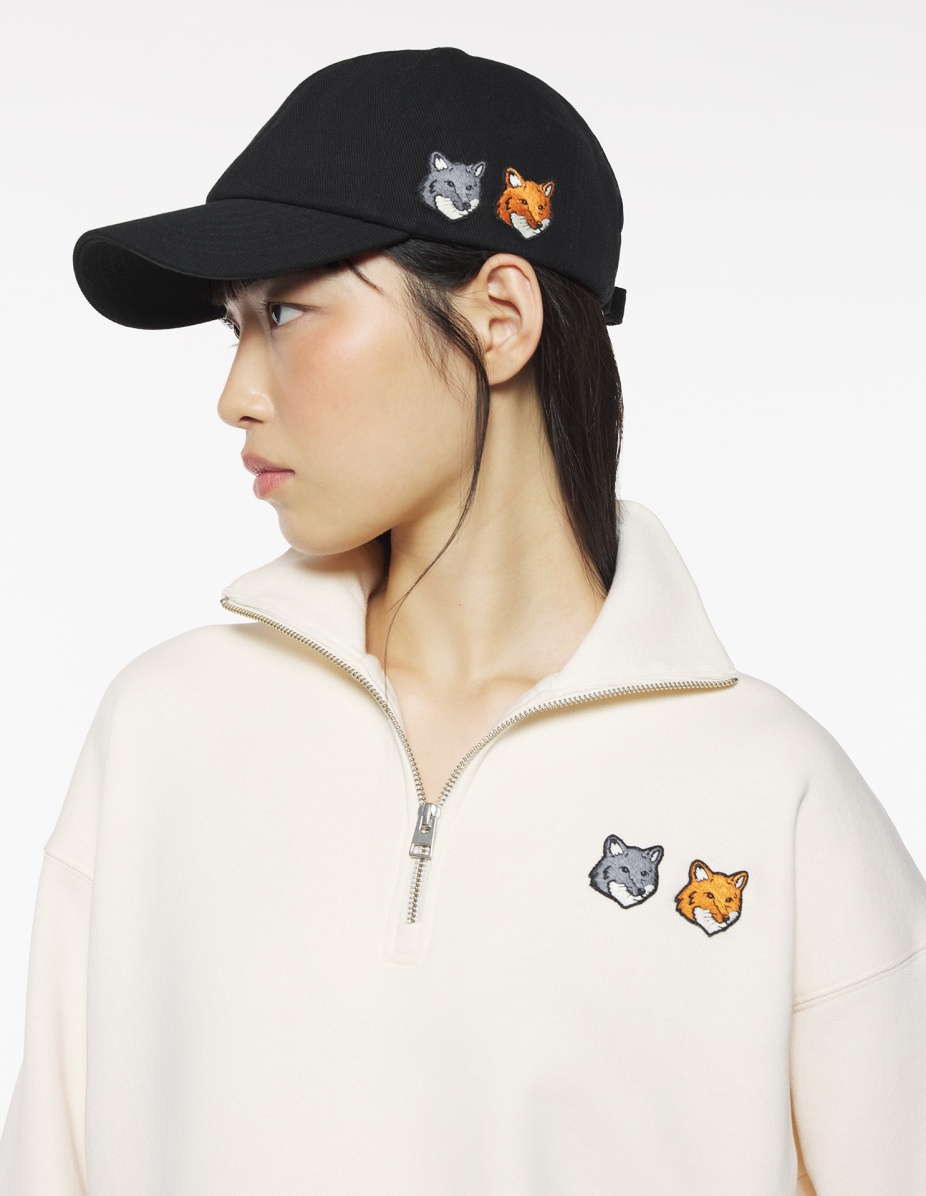 DOUBLE BOLD FOX HEAD HALF ZIP COMFORT SWEATSHIRT - 4