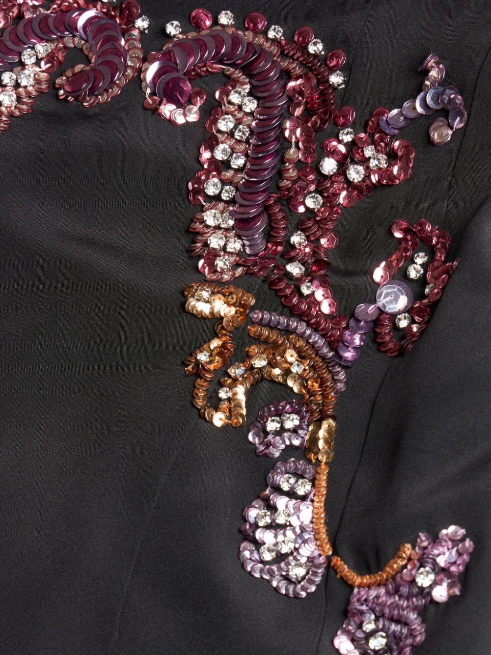 embroidered silk dress - 5