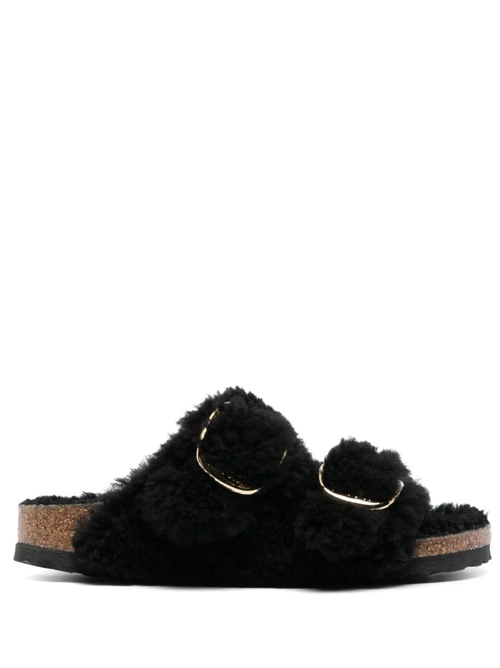 Arizona Big Buckle shearling slides - 1