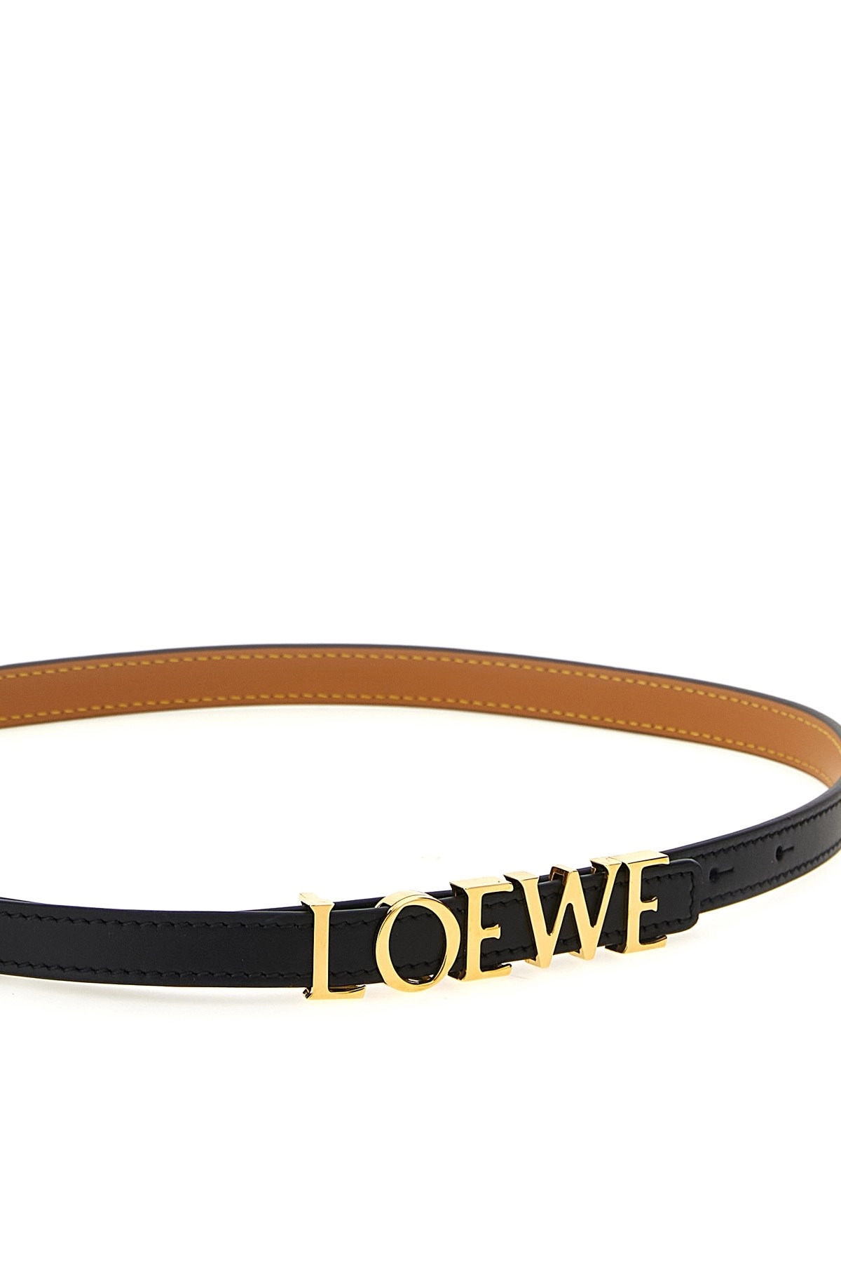 'lettering' logo belt - 3
