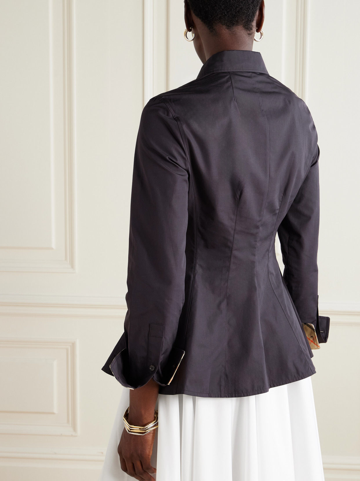 Embroidered Cotton-poplin Shirt - 3