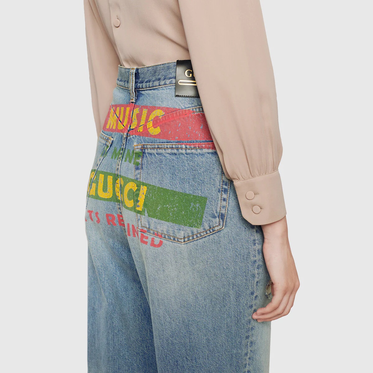 Gucci 100 denim pant - 8