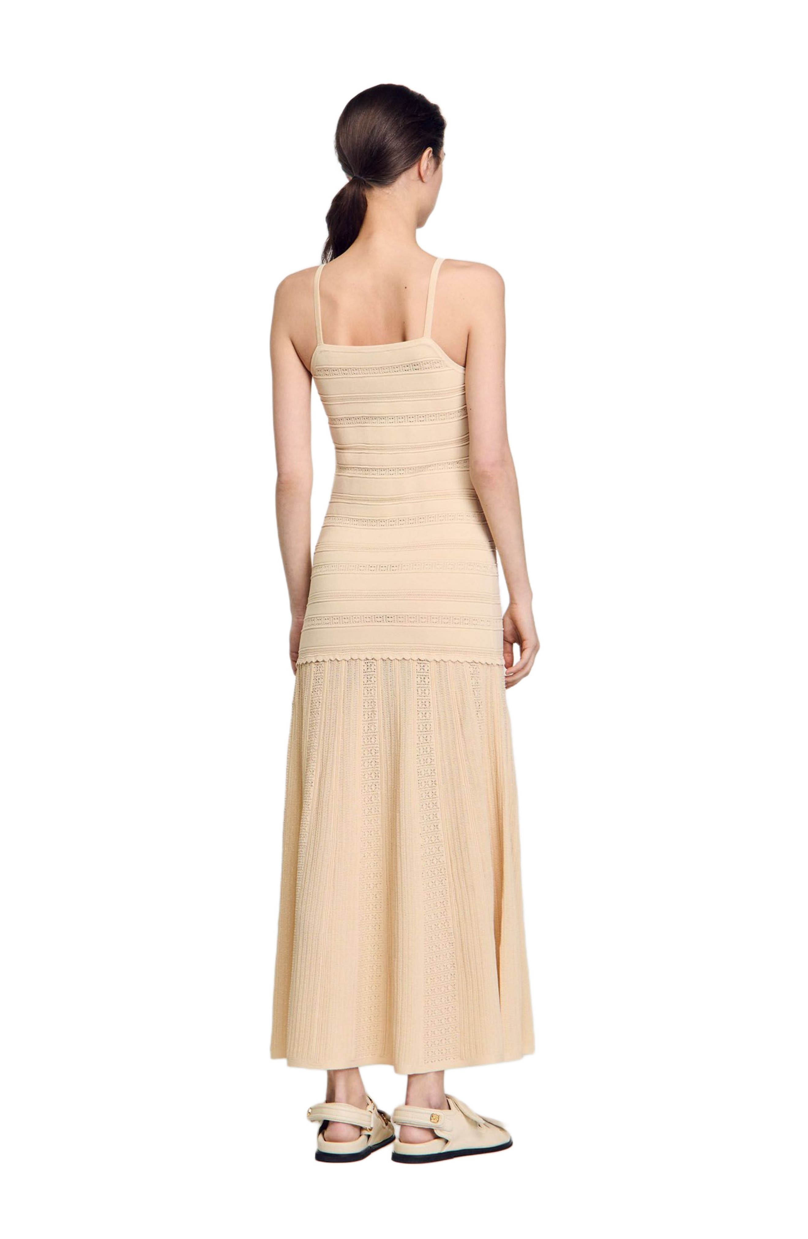 SANDRO Knit maxi dress in Vanilla at Nordstrom - 2