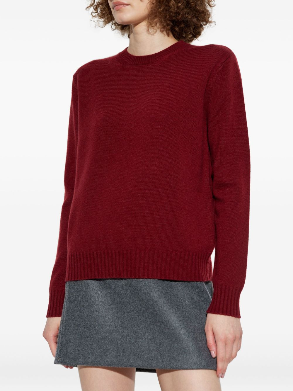 crew-neck cashmere sweater - 3