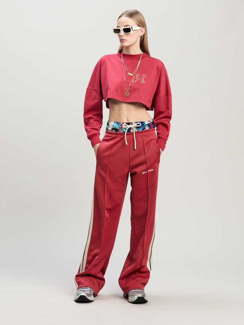 Palm Angels Double Monogram Crop T-Shirt outlook