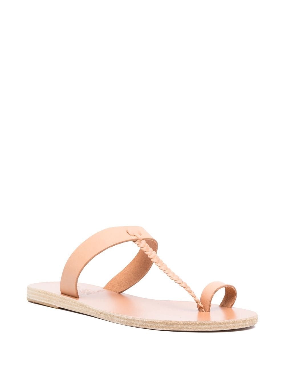 leather toe-strap sandals - 2