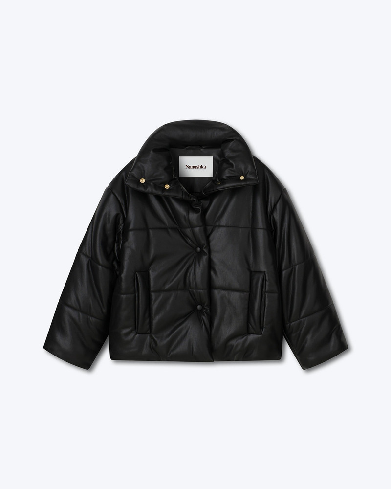 Okobor™ Alt-Leather Puffer Jacket - 1