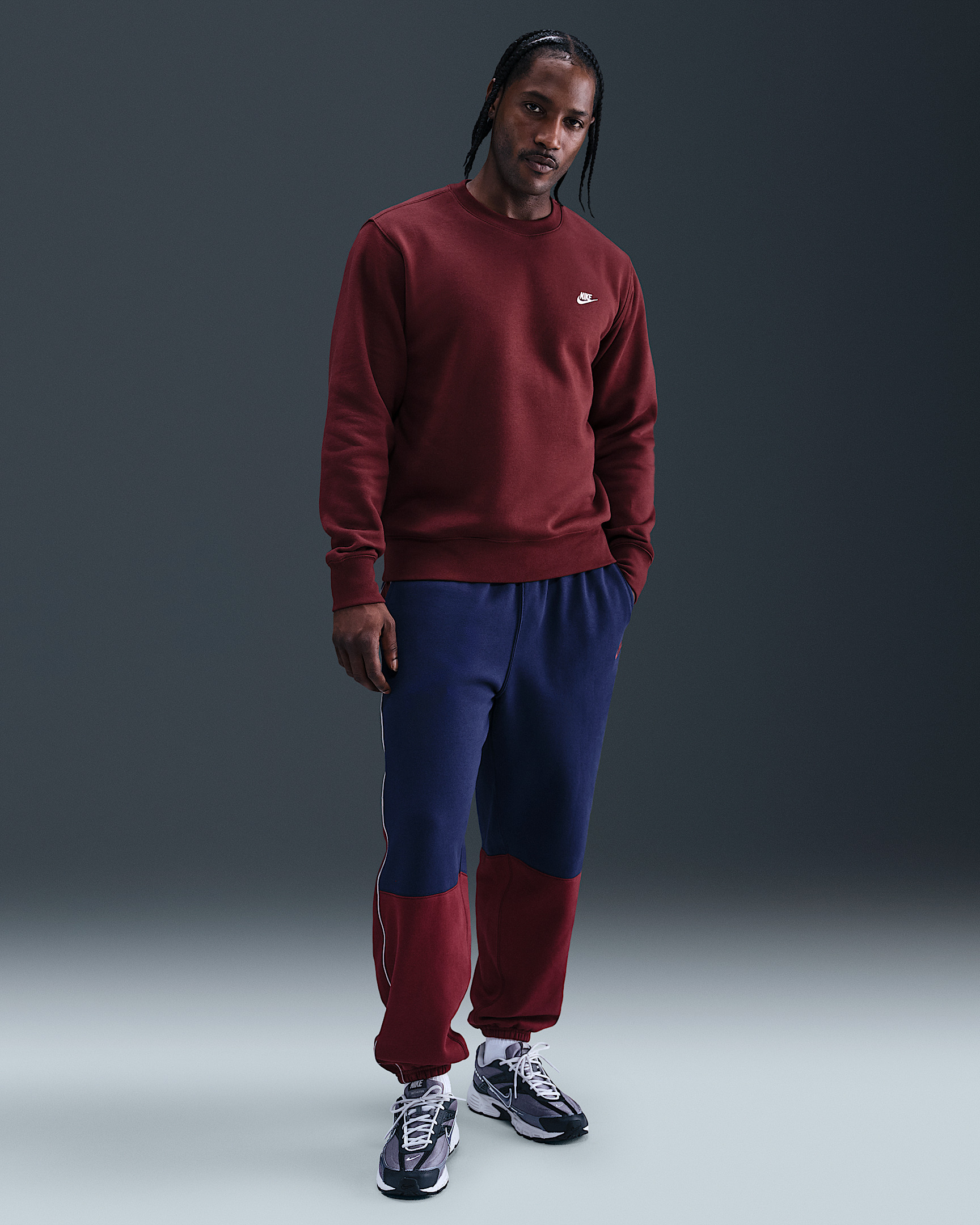 Nike Club Men's Fleece Crew - 4