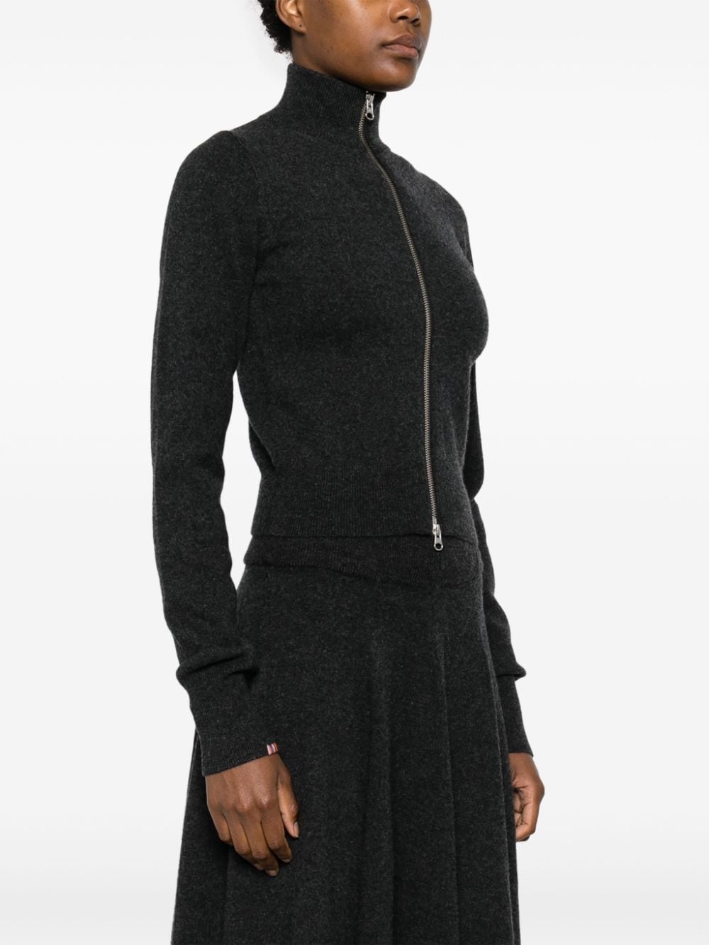 Lemon cashmere-blend cardigan - 6
