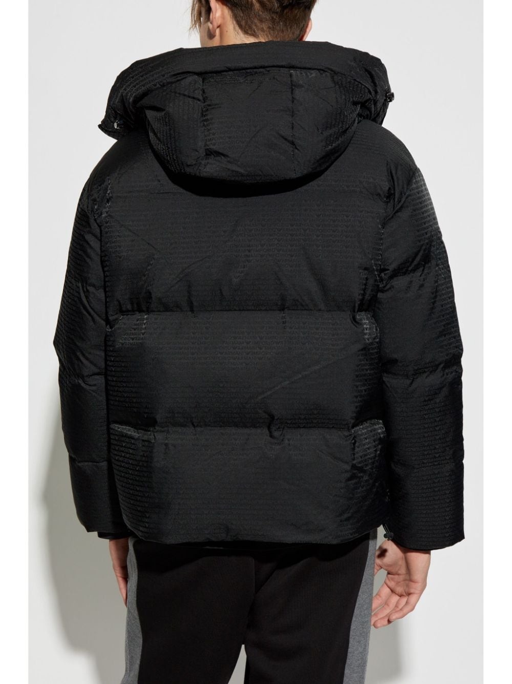 monogram padded jacket - 4