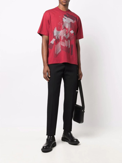 Z Zegna graphic-print short-sleeve T-shirt outlook