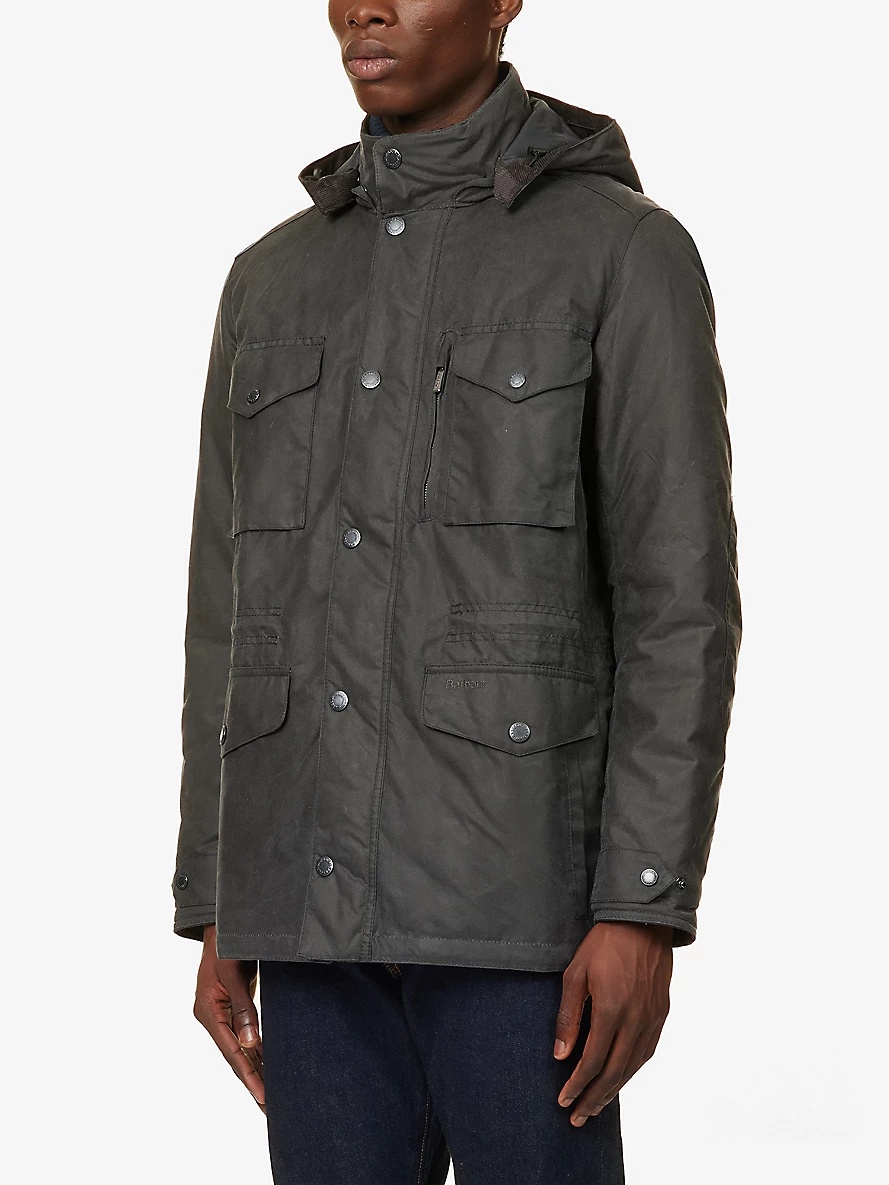 Barbour patch-pocket field jacket - Grey