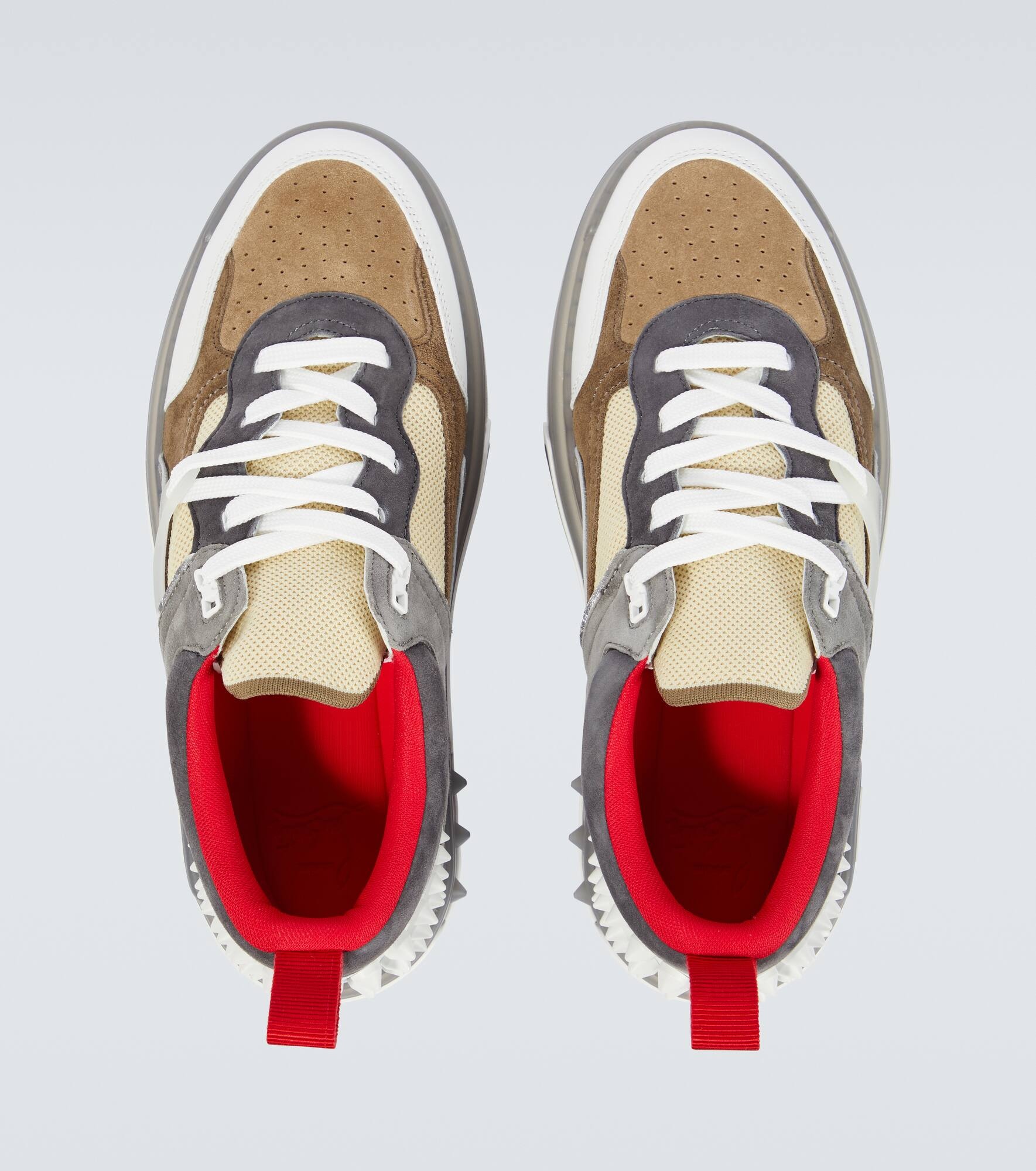 Astroloubi leather and suede sneakers - 4