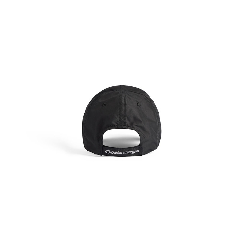Perforated Trucker Cap in Black 3