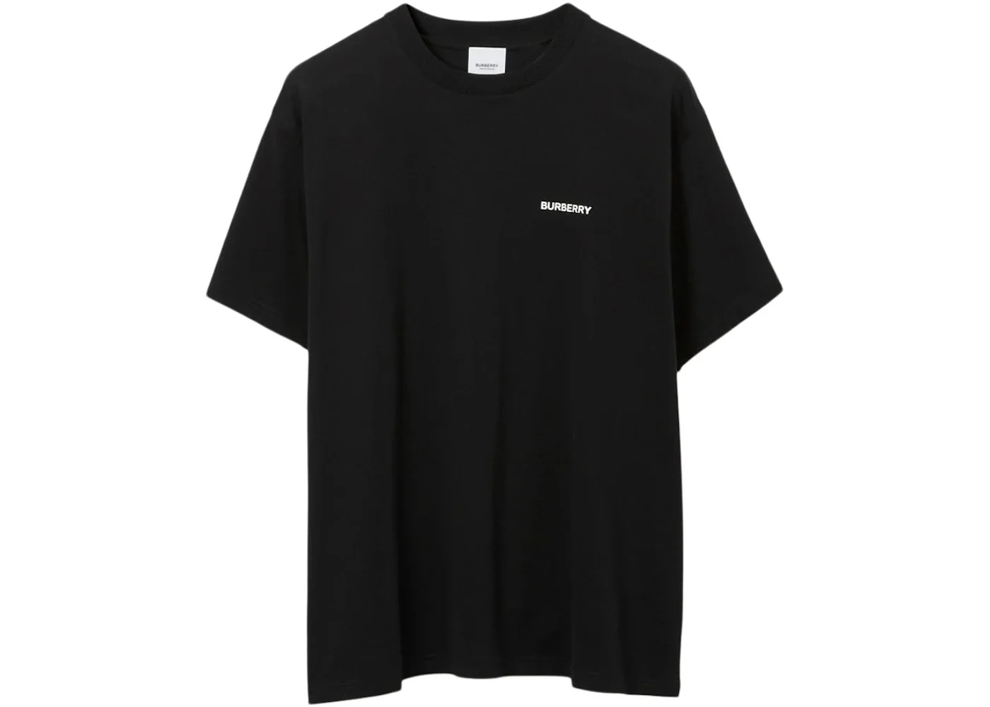 Burberry Ice Cream Print Cotton T-shirt Black - 1