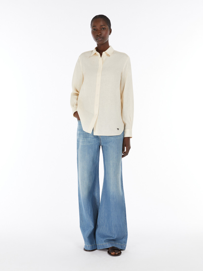 WEEKEND Max Mara WERNER Classic linen shirt outlook