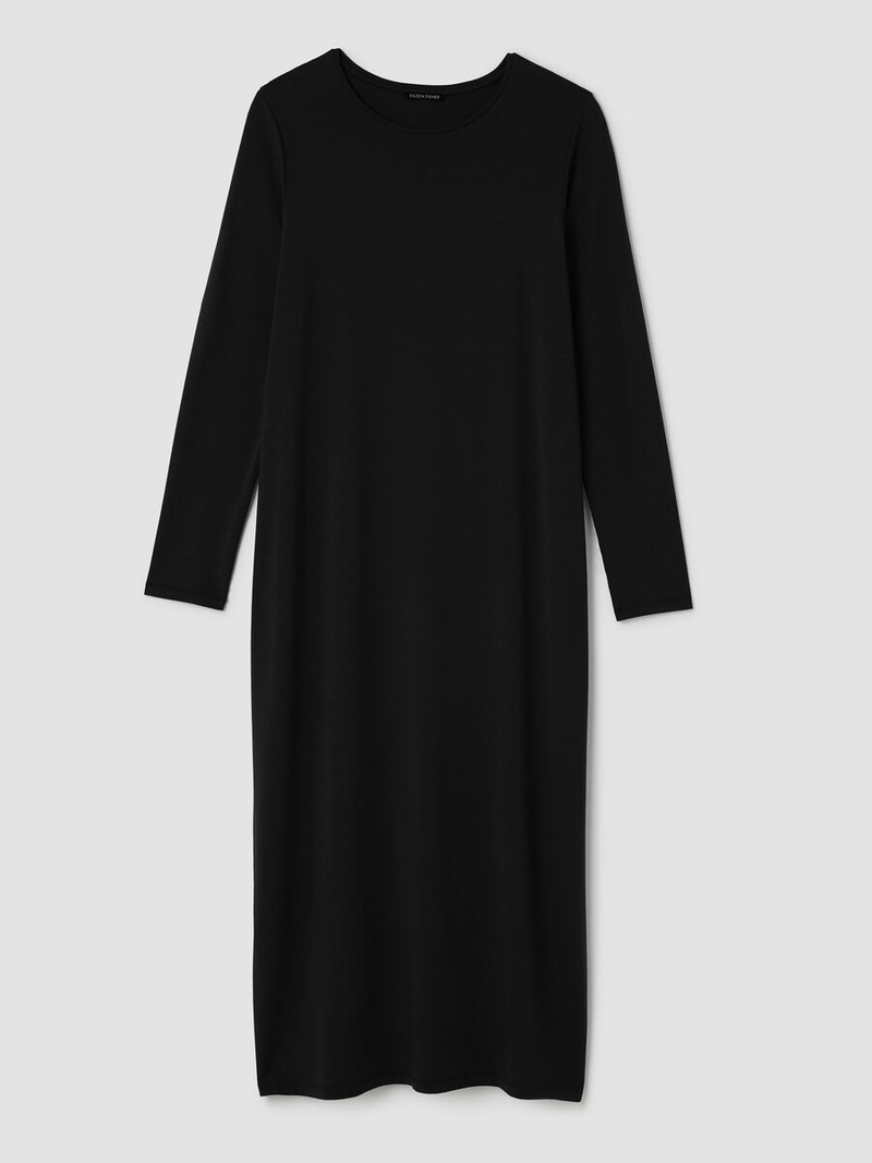 Stretch Jersey Knit Oval Dress 1
