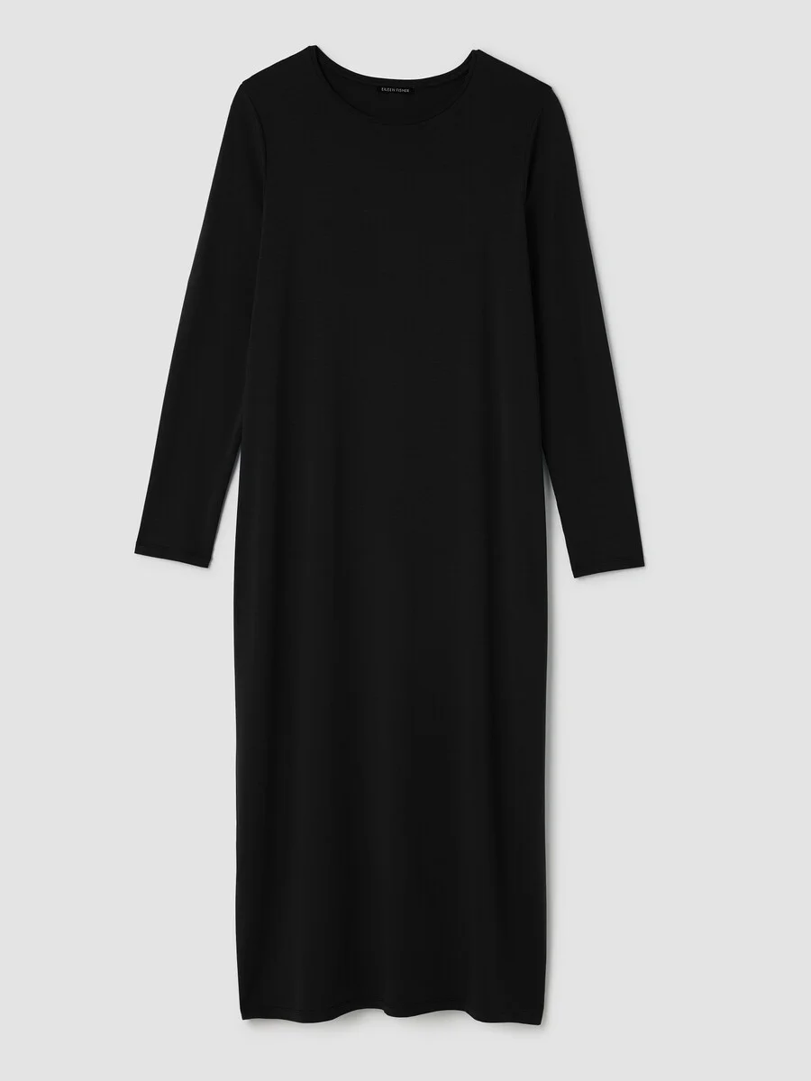 Stretch Jersey Knit Oval Dress - 1