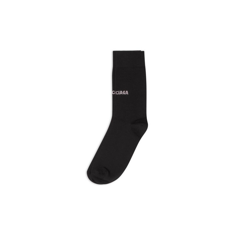 BALENCIAGA Women's Strass Socks in Black outlook