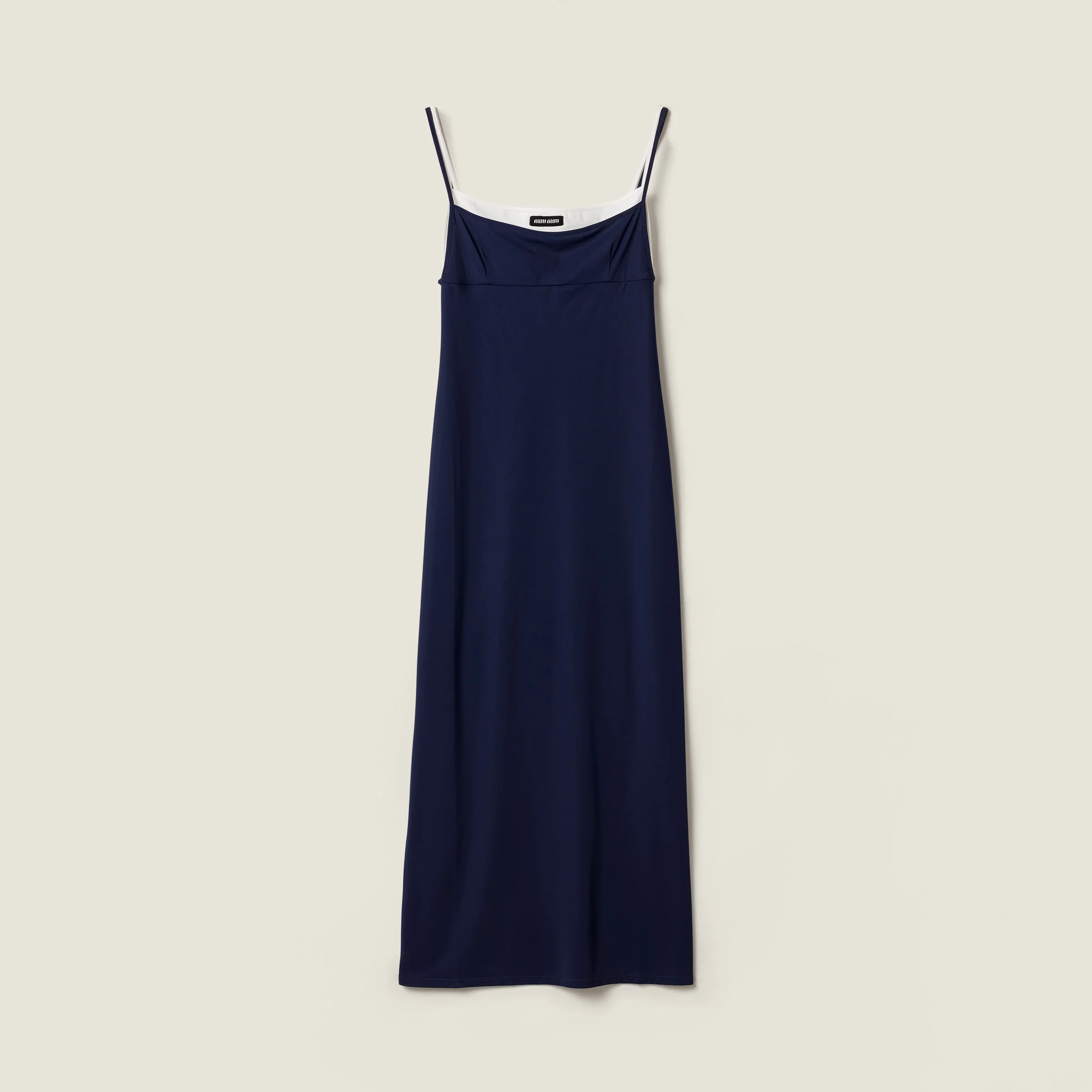 Stretch jersey midi-dress - 1