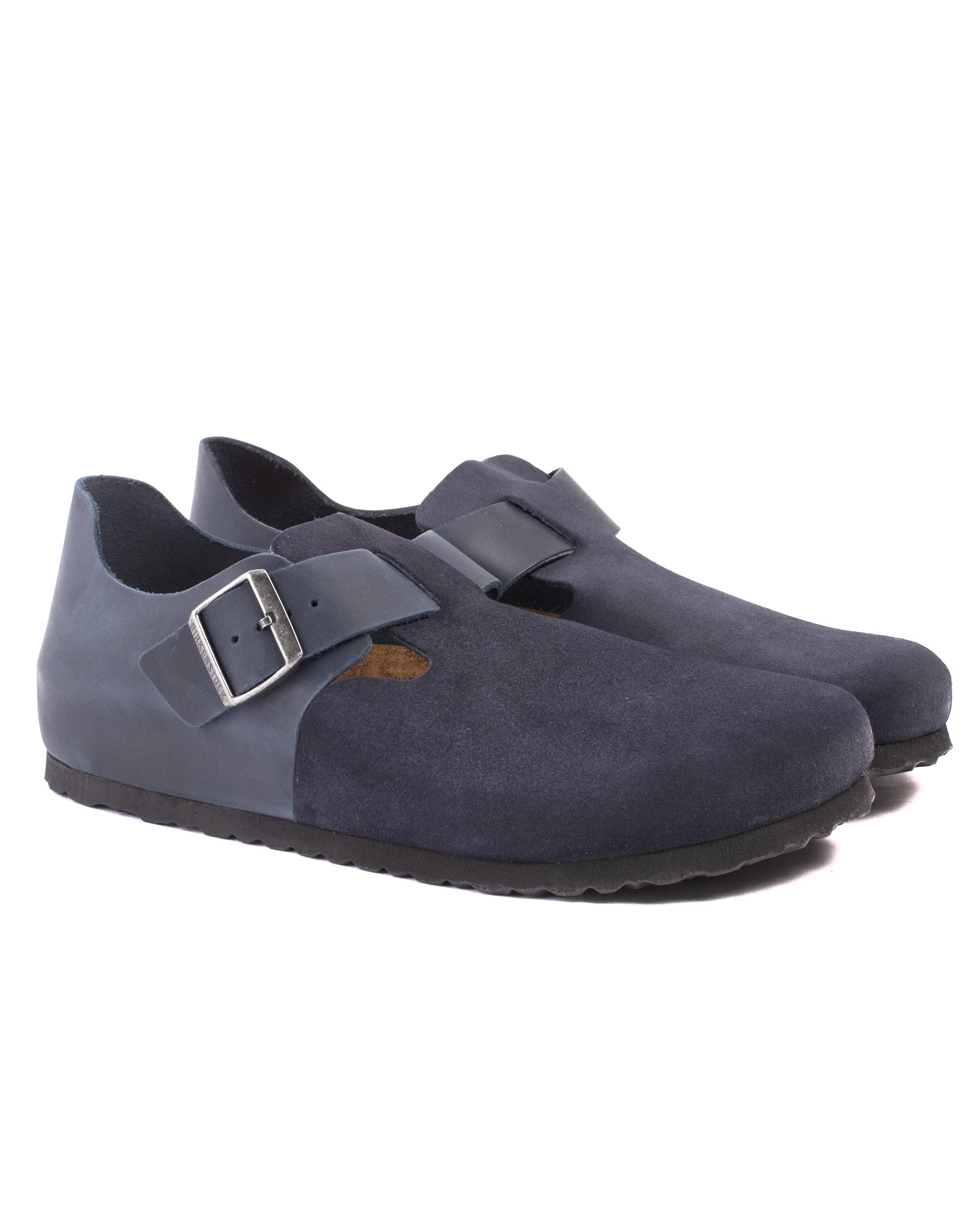 London Oiled Leather Suede Night Blue - 2