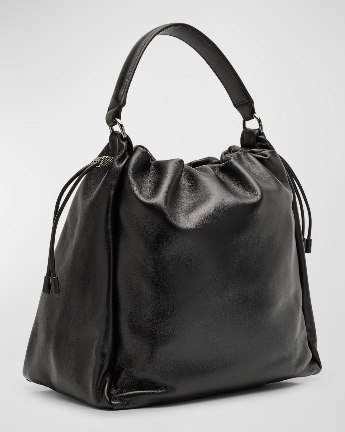 Medium Lambskin Top-Handle Bag - 6