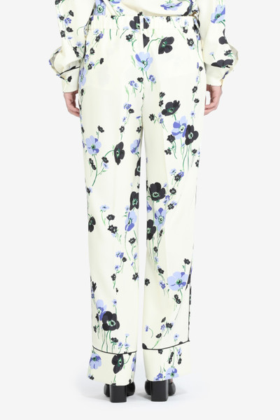 N°21 FLORAL PRINT STRAIGHT-LEG TROUSERS outlook