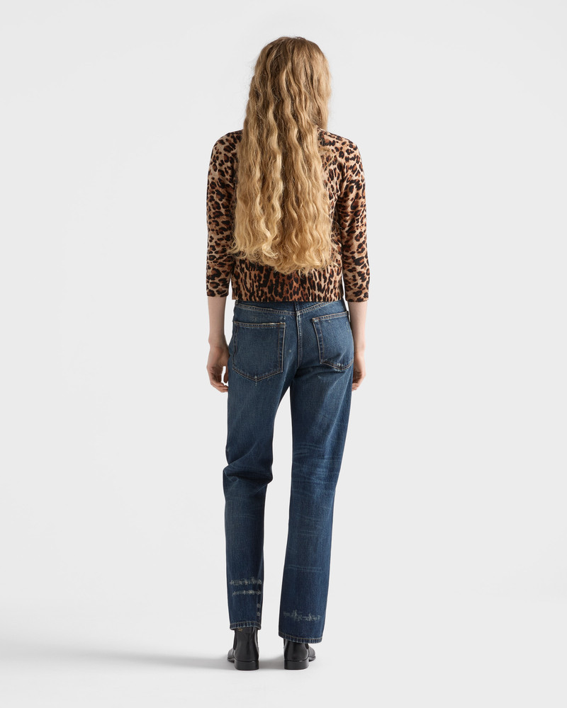 Printed cashmere cardigan 5