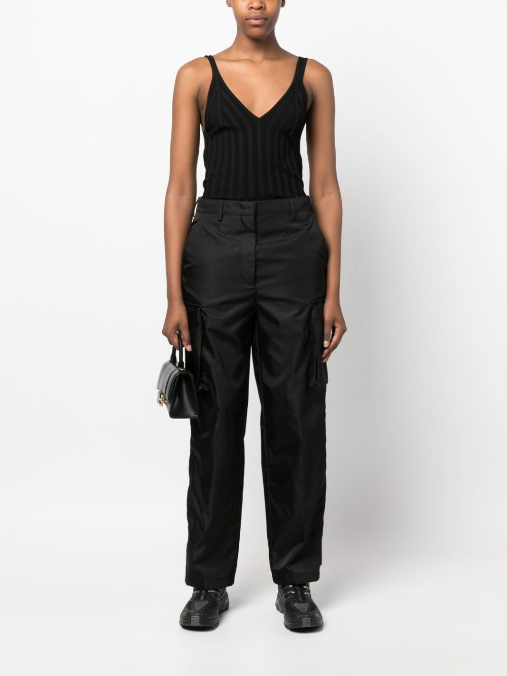 Angela V-neck knitted top - 2