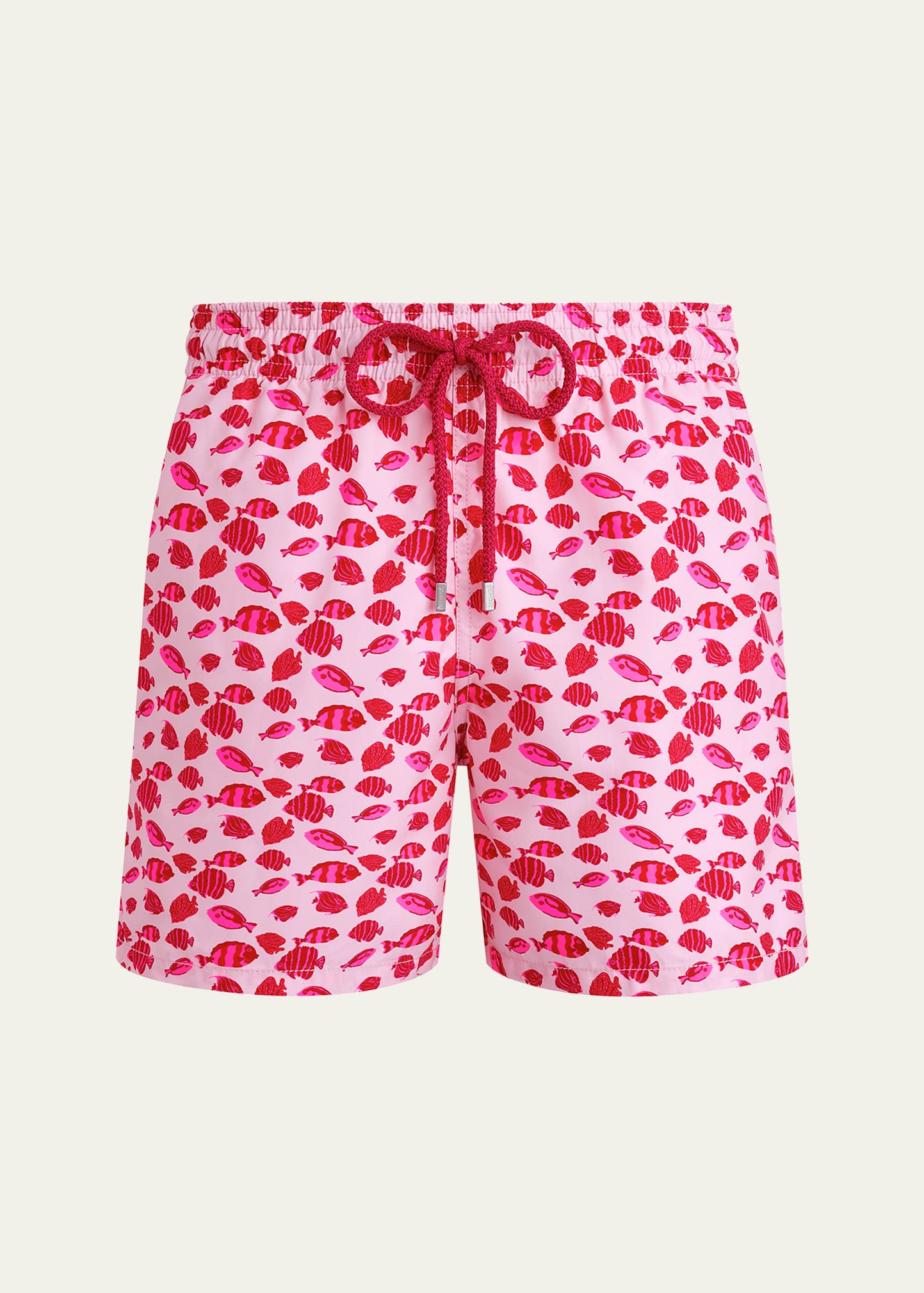 Men's Fish-Print Swim Shorts - 1