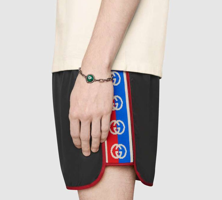 Gucci Retro Double G Webbing Shorts Unisex Black 577800-XHABJ-1082 - 5