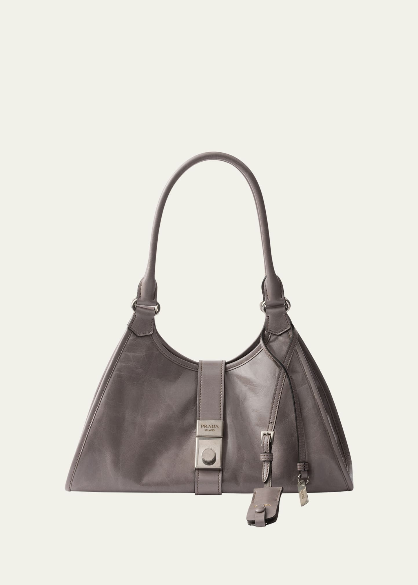 Soft Leather Shoulder Bag - 1