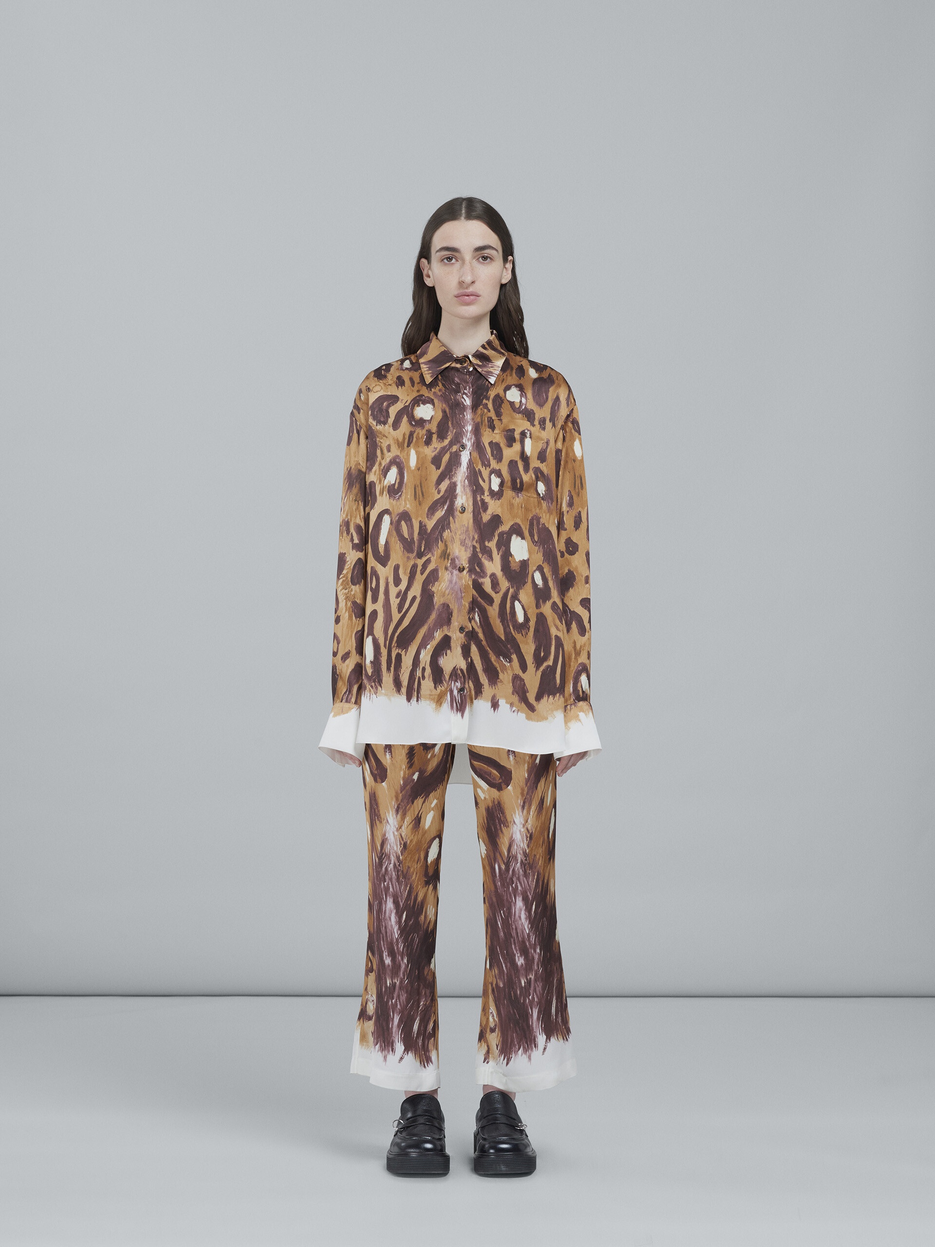 WILD BUNCH PRINT SABLÉ PANTS - 2