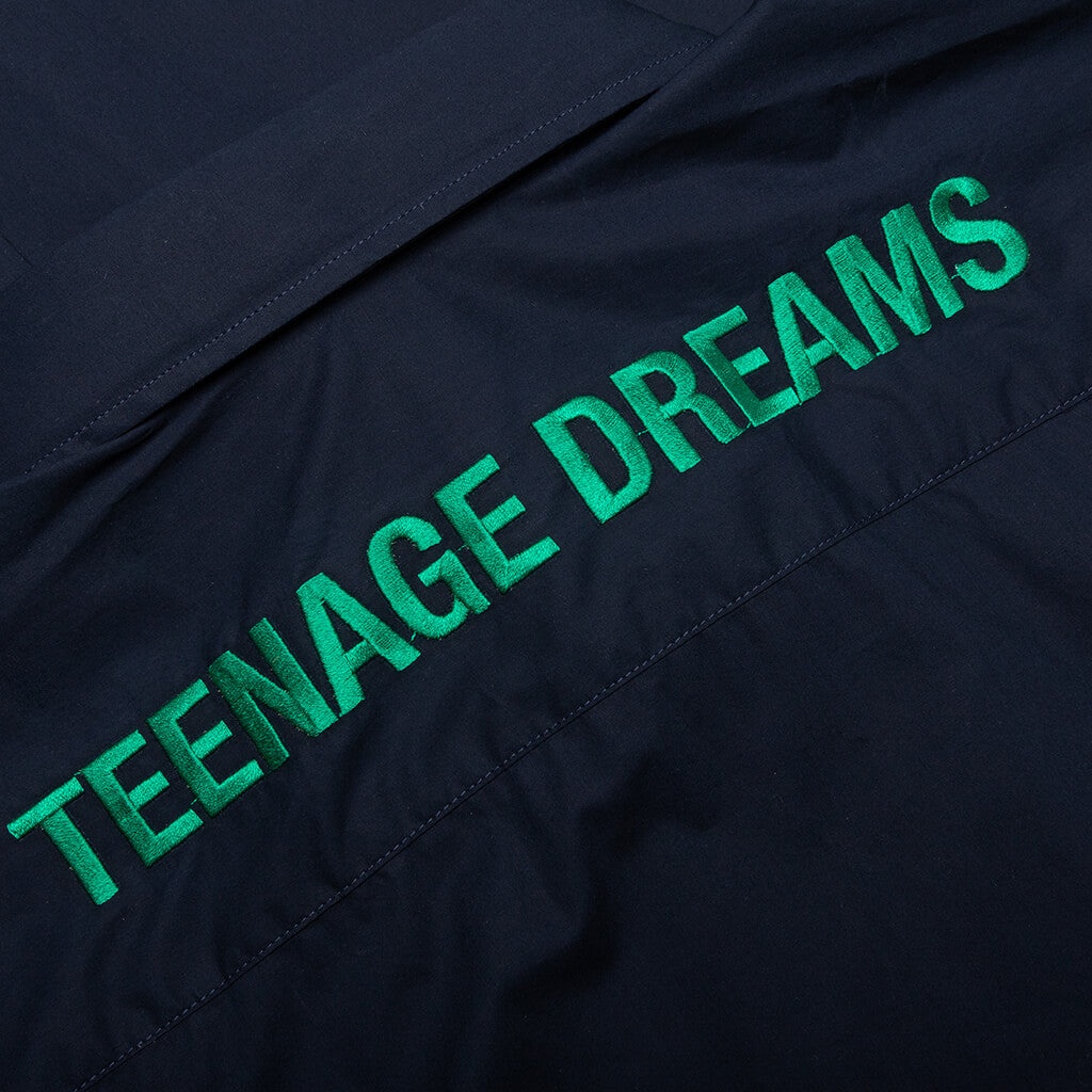 RAF SIMONS TEENAGE DREAMS S/S SHIRT - NAVY - 5